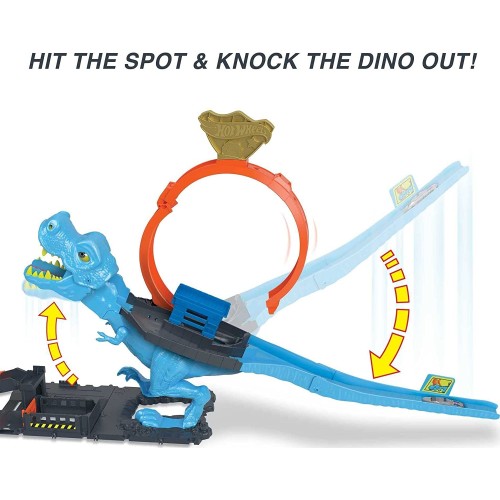 Mattel Hot Wheels Hw City T-Rex Chomp Down Tvd Πίστα HKX42 194735109678