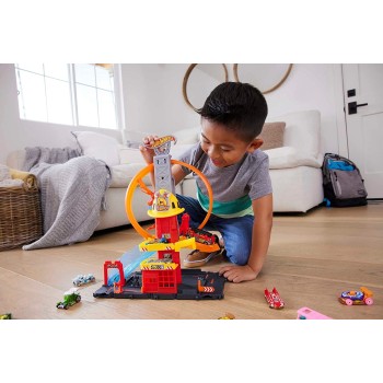 Mattel Hot Wheels City Πίστα Πυροσβεστικός Σταθμός HKX41 194735109661