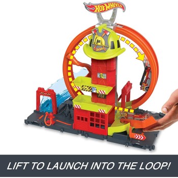 Mattel Hot Wheels City Πίστα Πυροσβεστικός Σταθμός HKX41 194735109661