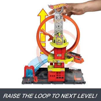 Mattel Hot Wheels City Πίστα Πυροσβεστικός Σταθμός HKX41 194735109661