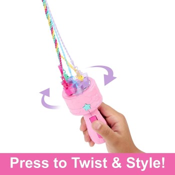 Mattel Barbie Πριγκίπισσα Ονειρικά Μαλλιά Fantasy Hair With Braid And Twist Styling, Rainbow Extensions HNJ06 194735141579