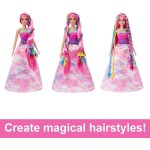 Mattel Barbie Doll, Fantasy Hair With Braid And Twist Styling, Rainbow Extensions, HNJ06 194735141579