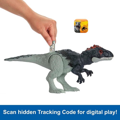 Mattel Jurassic World Dominion Dinosaur Figure Eocarcharia Wild Roar With Sound HLP14 / HLP17 194735116355