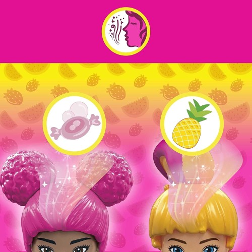 Mega Barbie Color Reveal Building Toys, Train N Wash Pets HHP89 194735074426