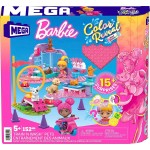 Mega Barbie Color Reveal Building Toys, Train N Wash Pets HHP89 194735074426