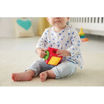 Mattel Stacking Action Blocks, Baby Activity Toy Blocks With Peek-A-Boo DHW15 887961219449