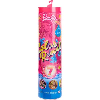 Mattel Barbie Dolls And Accessories, Color Reveal Doll, Scented With 7 Surprises HJX49 194735097517