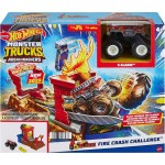 Mattel Hot Wheels Monster Trucks Arena Smashers 5-Alarm Fire Crash Challenge Plays HNB87 / HNB90 194735136537