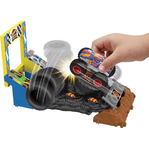 Mattel Hot Wheels Monster Trucks Arena Race Ace Smash Challenge Playset HNB87 / HNB89 194735136568