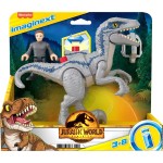 Mattel Imaginext Jurassic World Dominion Dinosaur Toy Set With Blue And Owen Grady GVV65 / HKG15 194735102969