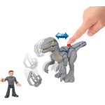 Mattel Imaginext Jurassic World Dominion Dinosaur Toy Set With Blue And Owen Grady GVV65 / HKG15 194735102969