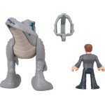 Mattel Imaginext Jurassic World Dominion Dinosaur Toy Set With Blue And Owen Grady GVV65 / HKG15 194735102969