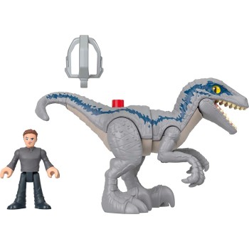 Mattel Imaginext Jurassic World Dominion Dinosaur Toy Set With Blue And Owen Grady GVV65 / HKG15 194735102969