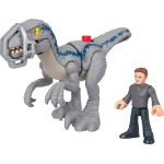 Mattel Imaginext Jurassic World Dominion Dinosaur Toy Set With Blue And Owen Grady GVV65 / HKG15 194735102969