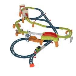 Mattel Thomas and Friends Percy 6-In-1 Train Track Set with Motorized Engine HHN26 194735072712