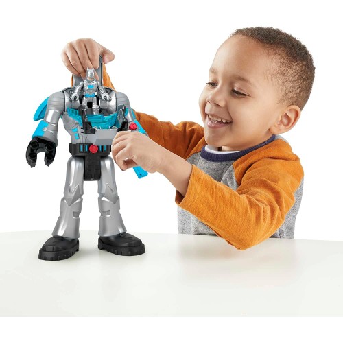 Mattel Imaginext DC Super Friends, Batman Toys, 12-inch Φιγούρες DC Insiders Defender Grey HMK87 / HMK88 194735130061
