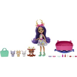 Mattel Enchantimals Baby Best Friends Κουκλα K Ζωακια Φιλαρακια Με Εκπληξεις Danessa Deer and Sprint HLK83 / HLK84 194735114023