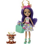Mattel Enchantimals Baby Best Friends doll game sets, small doll, girlfriend figure, 3 animal babies and accessories HLK83 / HLK