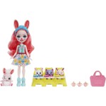 Mattel Enchantimals Baby Best Friends game sets, small doll, girlfriend figure, 3 animal babies and accessori HLK83 / HLK85 1947