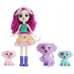 Mattel Enchantimals City Tails Main Street Dessa Dalmation Family Dolls HKN14 194735104666