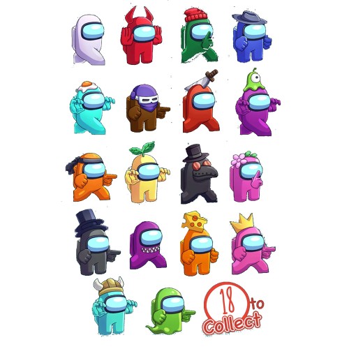 toikido Φιγούρα Among US mini series 1 - Κουτί Έκπληξη 10511954 793618119546