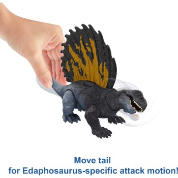 Mattel Jurassic World Strike Attack Edaphosaurus Νεες Φιγουρες Δεινοσαυρων Με Σπαστα Μελη HLN63 / HLN67 194735116201