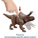 Mattel Jurassic World Strike Attack Zuniceratops Νεες Φιγουρες Δεινοσαυρων Με Σπαστα Μελη HLN63 / HLN66 194735116188