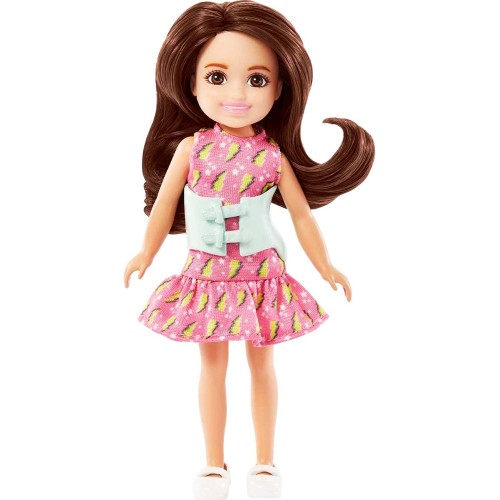 Mattel Chelsea Doll, 6-Inch Small Doll With Brace For Scoliosis Spine Curvature DWJ33 / HKD90 194735101702