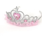 fun world Princess Crown With Pink Tulle 7833 5212007585984