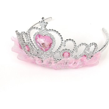fun world Princess Crown With Pink Tulle 7833 5212007585984