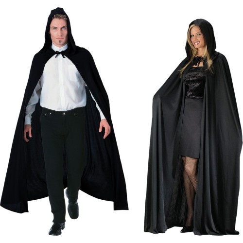 fun world Black Cape With Hooded 5007 5212007503735