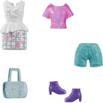 Mattel Polly Pocket Small Fashion 6 Sport Fashion HNF50 / HKV87 194735109197