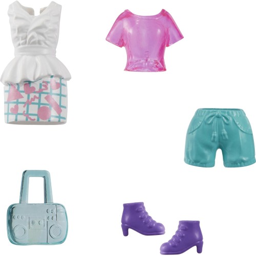 Mattel Polly Pocket Small Fashion 6 Sport Fashion HNF50 / HKV87 194735109197