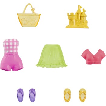 Mattel Polly - Νεα Κουκλα Με Μοδες Mini Pack Beach Fashion HNF50 / HKV86 194735108824