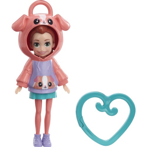 Mattel Polly Pocket Hoodie Buddy 3 Puppy HKV98 / HKW01 194735109104