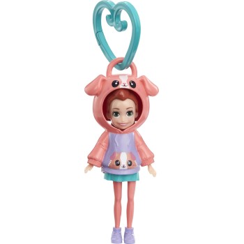 Mattel Polly Pocket Hoodie Buddy 3 Puppy HKV98 / HKW01 194735109104