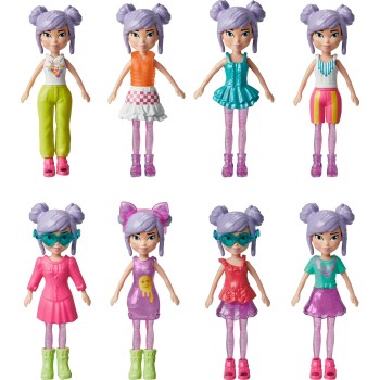 Mattel Polly - Νεα Κουκλα Με Μοδες Μεσαιο Pack Πρωινή Βόλτα HKV88 / HKV94 194735108619