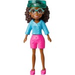 Mattel Polly Pocket Doll and 18 Accessories, Shani Art Studio Tinted-transparent Pack HKV88 / HKV91 194735109159