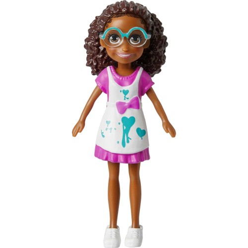Mattel Polly - Νεα Κουκλα Με Μοδες Μεσαιο Pack Ζωγραφική HKV88 / HKV91 194735109159
