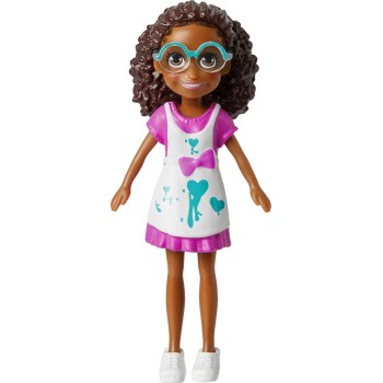 Mattel Polly - Νεα Κουκλα Με Μοδες Μεσαιο Pack Ζωγραφική HKV88 / HKV91 194735109159