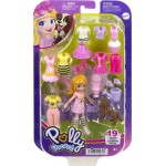 Mattel Polly Pocket Doll and 18 Accessories, Puppy Flower Pack HKV88 / HKV89 194735109357