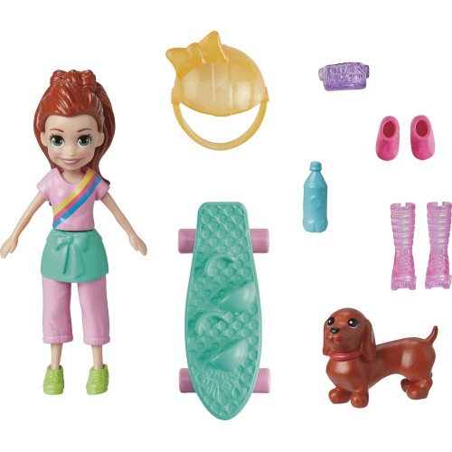 Mattel Polly - Νεα Κουκλα Με Μοδες Μεσαιο Pack Αθλήματα HKV88 / HKV90 194735108718