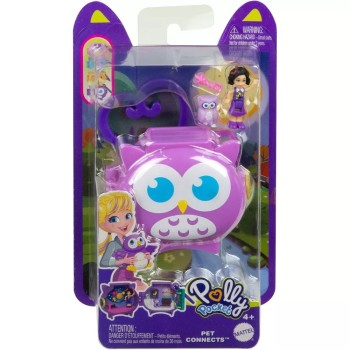 Mattel Polly Mini - Σετάκια Με Ζωάκια Owl Playset GYV99 / HHW32 194735077502