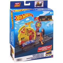 Mattel Hot Wheels City Speedy Pizza Pick-Up HMD53 / HKX44 194735109708