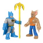 Mattel Imaginext DC Super Friends Batman Figure Set With Man-Bat and Accessory M5645 / HKN48 194735105076