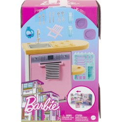 Mattel Barbie Έπιπλα Dishwasher Theme HJV32 / HJV34 194735095070