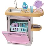 Mattel Barbie Έπιπλα Dishwasher Theme HJV32 / HJV34 194735095070
