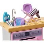 Mattel Barbie Έπιπλα Dishwasher Theme HJV32 / HJV34 194735095070