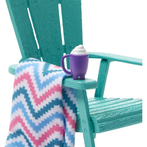Mattel Barbie Furniture and Accessory Pack, Kids Toys, Backyard Patio HJV32 / HJV33 194735095063