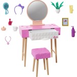 Mattel Barbie Furniture and Accessory Pack, Kids Toys, Vanity Theme HJV32 / HJV35 194735095056